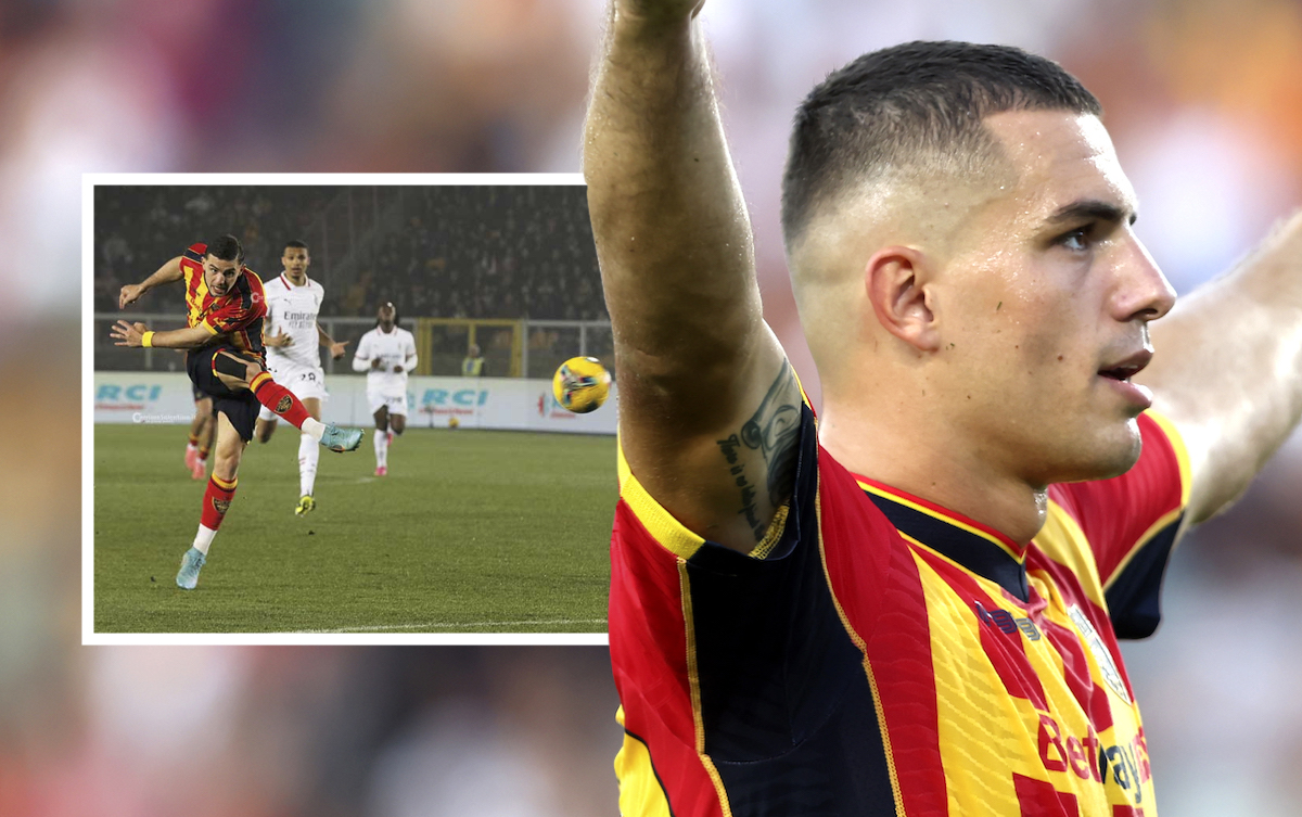 Nikola Krstovic of Lecce