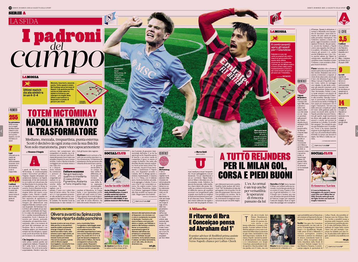 Reijnders Gazzetta Napoli inside