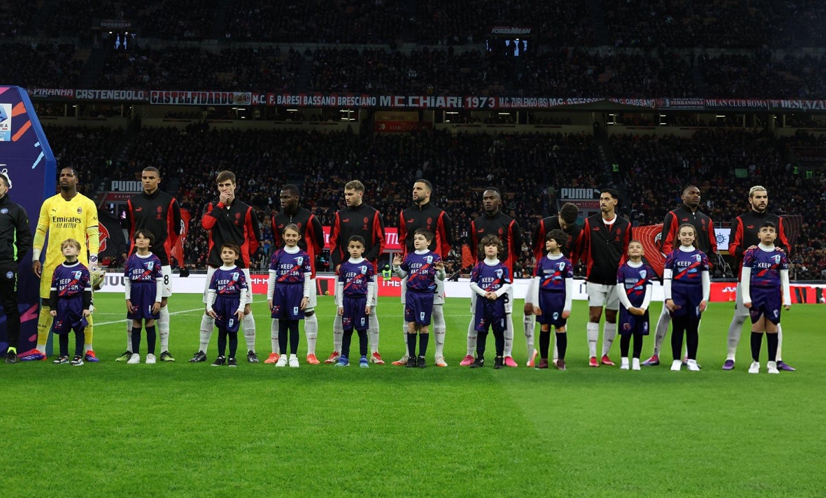 Milan players pre como