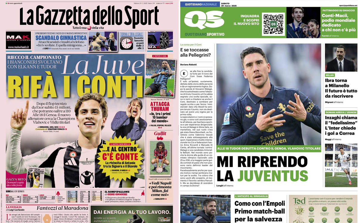 Papers Italy 29 March 2025