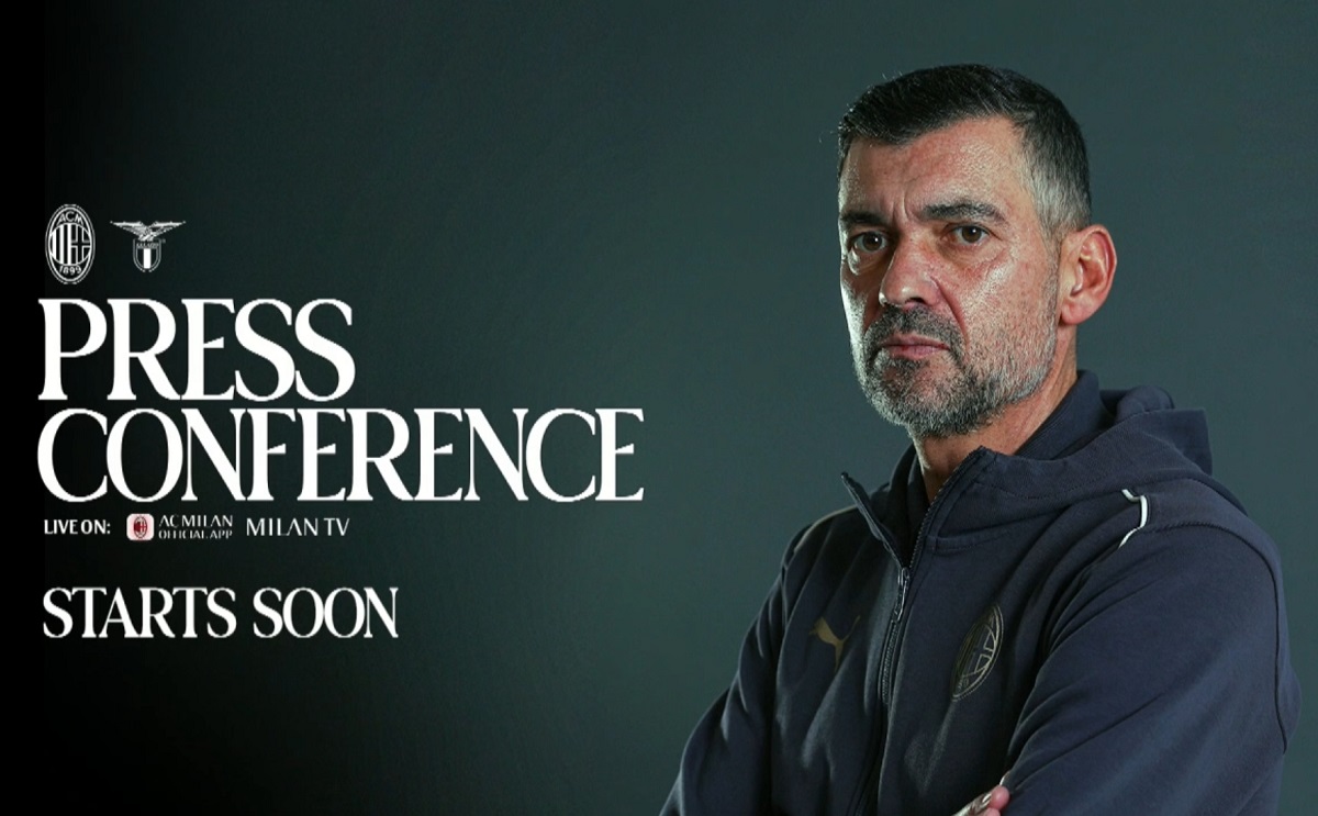 Presser Milan-Lazio Conceicao