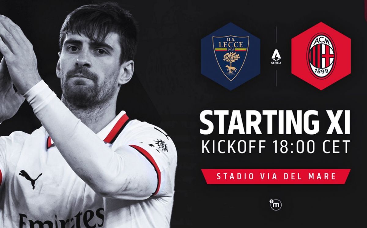 Official: Lecce vs. AC Milan starting XIs - four changes from Lazio loss