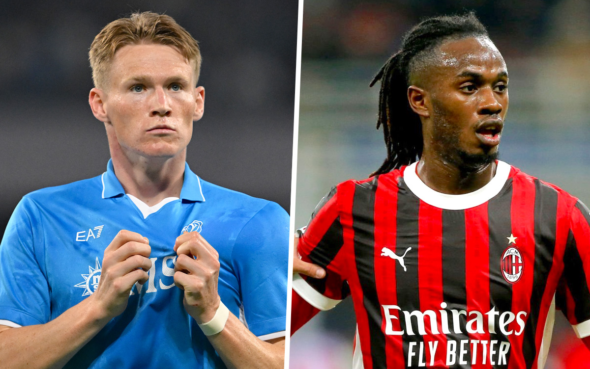 Scott McTominay of SSC Napoli warren bondo