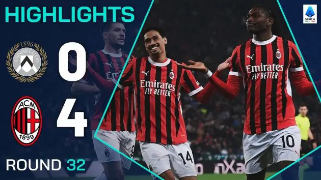Udinese-Milan highlights