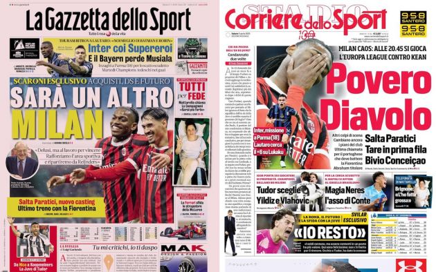 front pages 5 april
