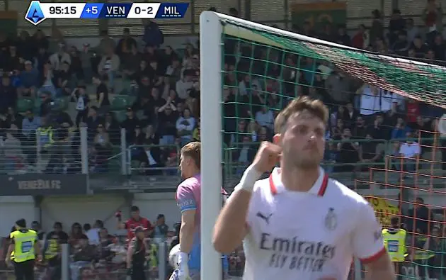 santiago gimenez goal venezia