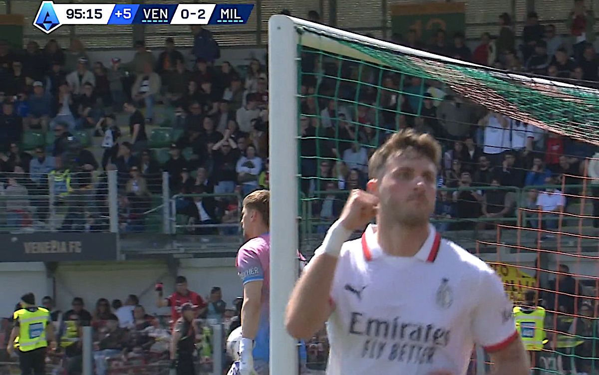 santiago gimenez goal venezia