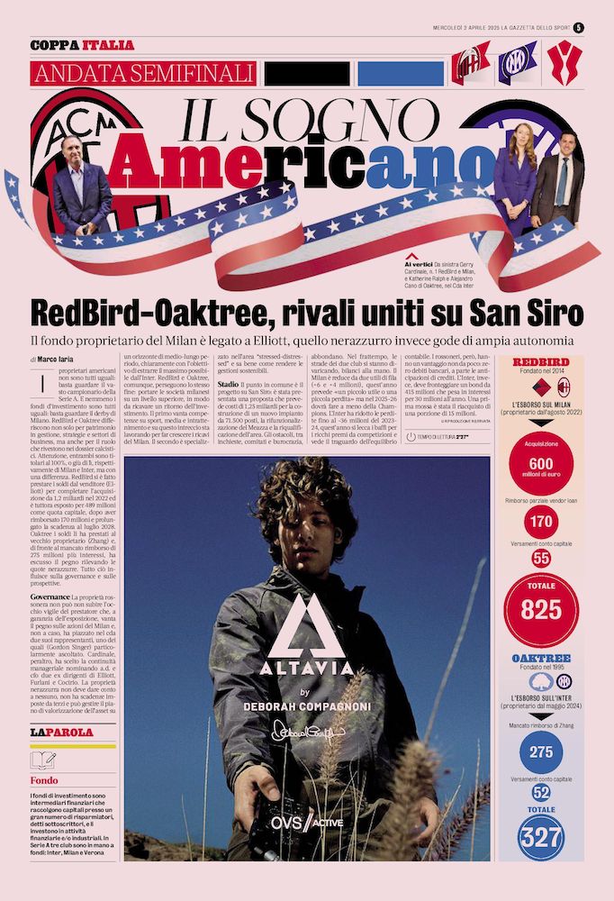 la gazzetta dello sport 2 april