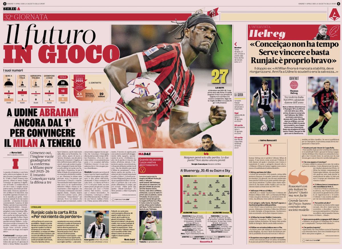 la gazzetta dello sport 11 april