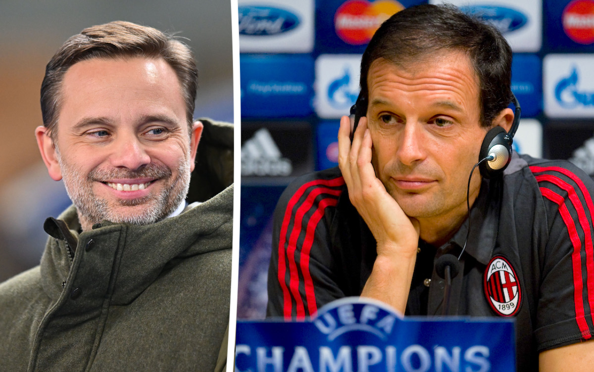 giorgio furlani Allegri Massimiliano of AC Milan
