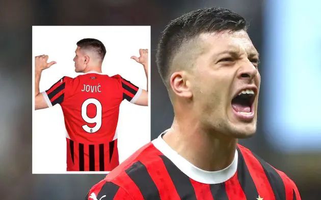 Luka Jovic of AC Milan