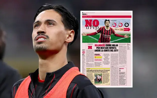 Tijjani Reijnders of AC Milan