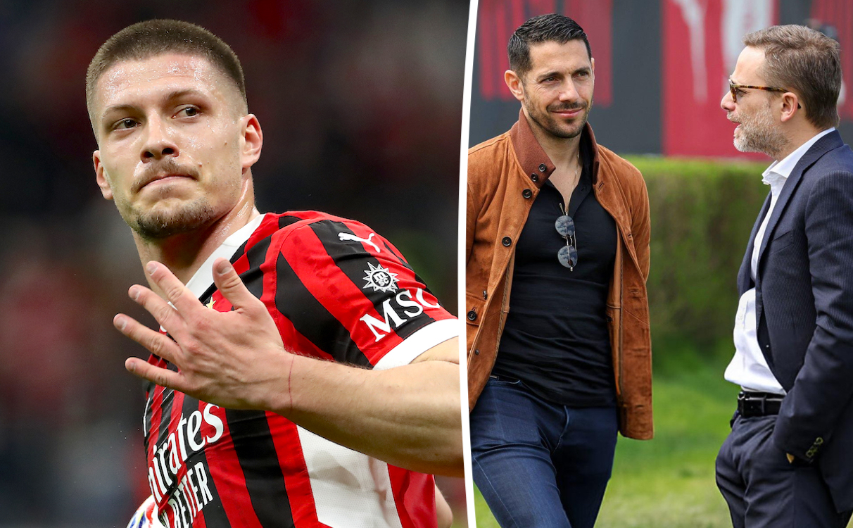Luka Jovic of AC Milan furlani moncada
