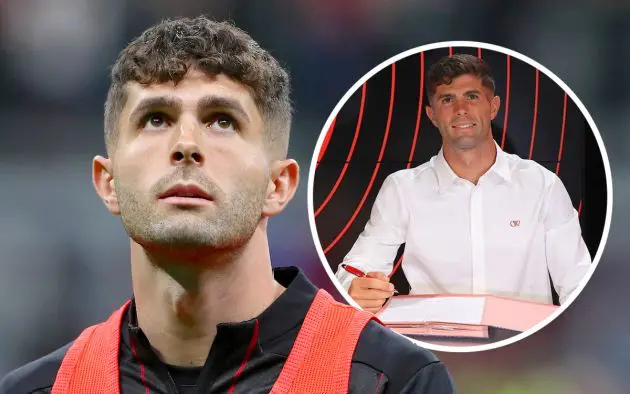 Christian Pulisic of AC Milan