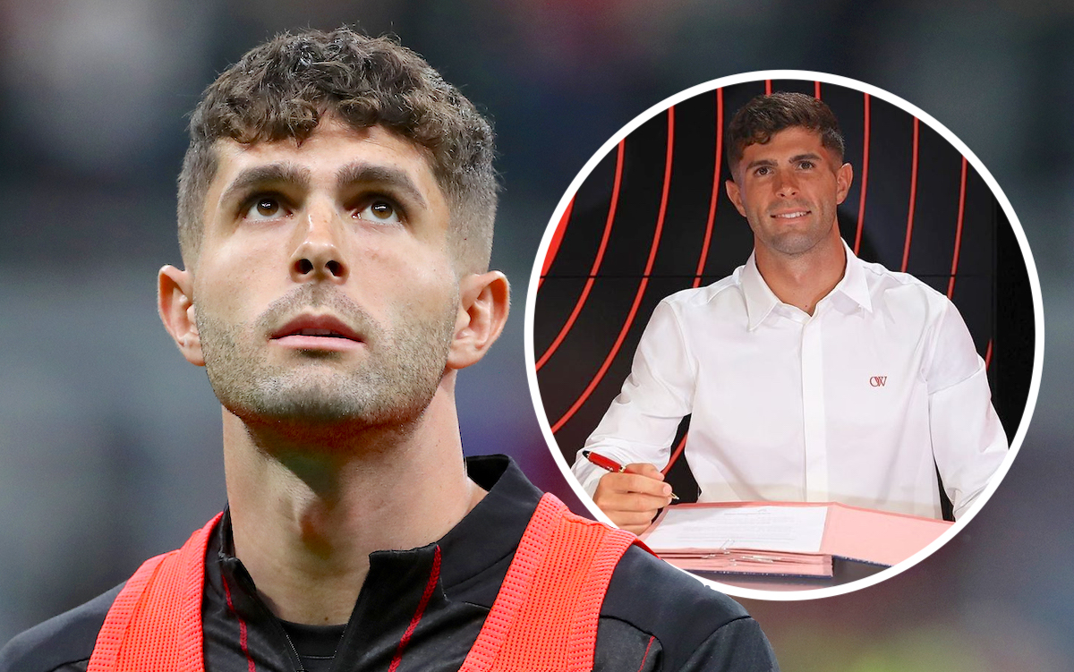 Christian Pulisic of AC Milan