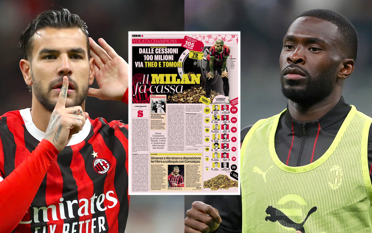 Fikayo Tomori theo hernandez AC Milan