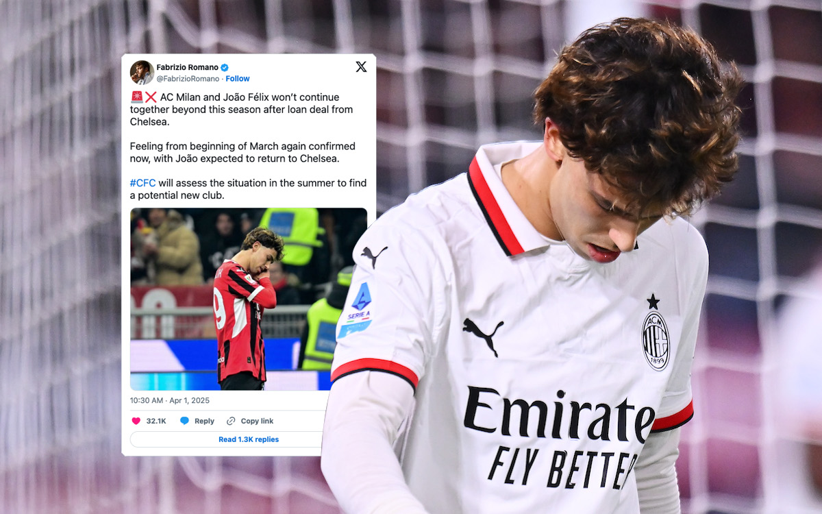 Joao Felix of AC Milan