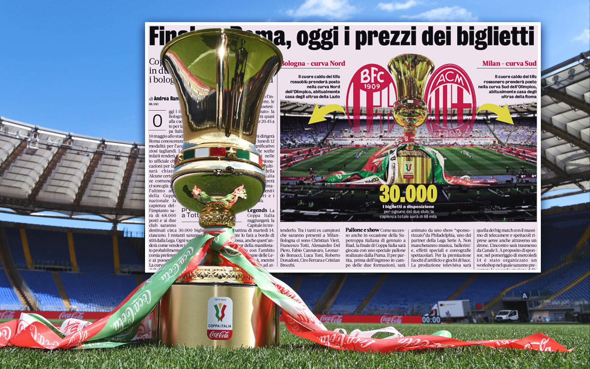 Coppa final tickets gazzetta