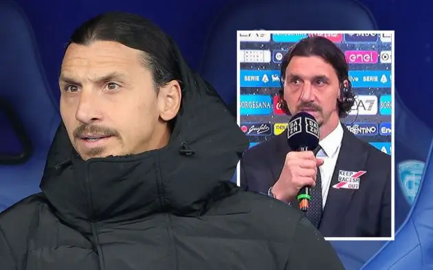 Zlatan Ibrahimovic of AC Milan