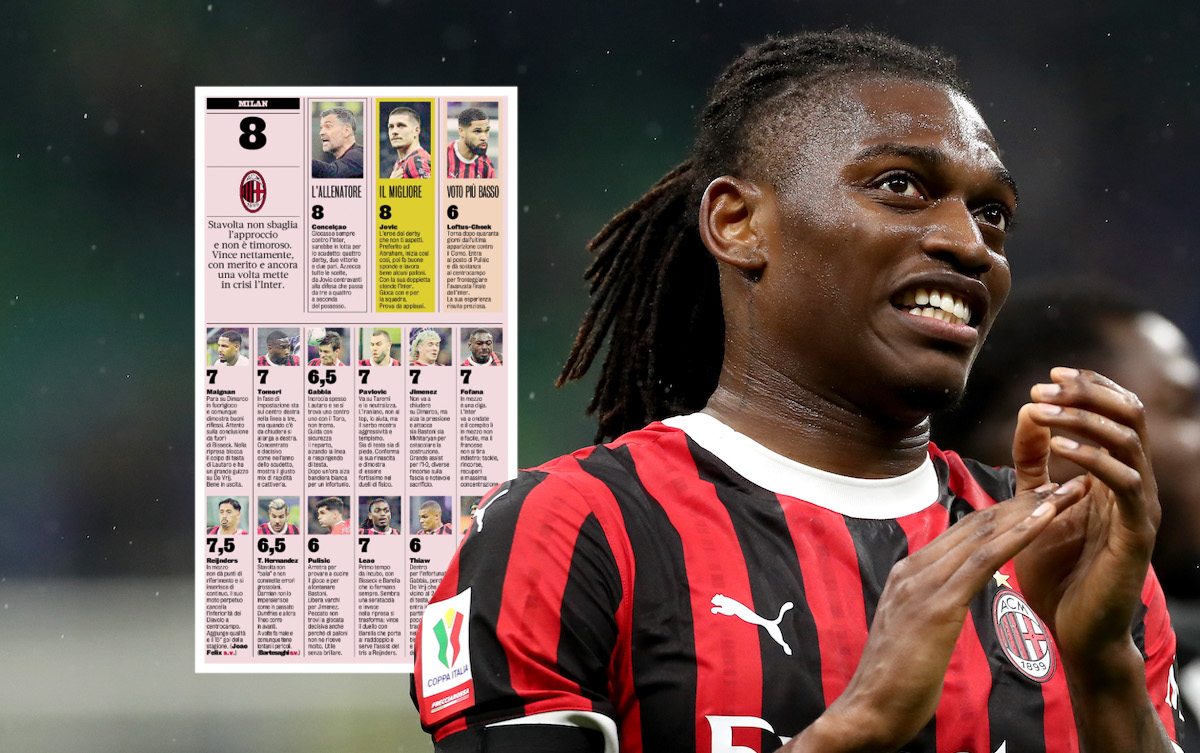 Rafael Leao of AC Milan