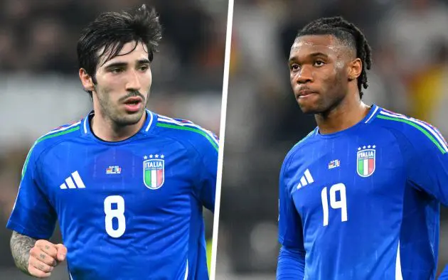Sandro Tonali of Italy