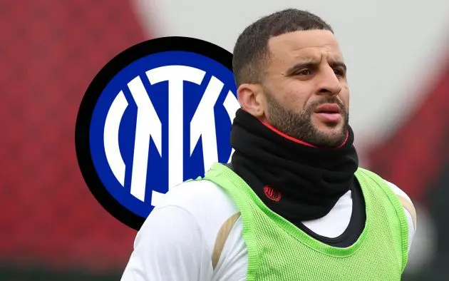 Kyle Walker of AC Milan