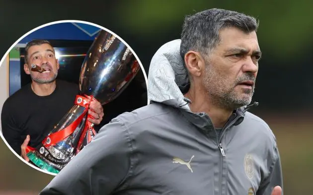 Head coach AC Milan Sergio Conceicao