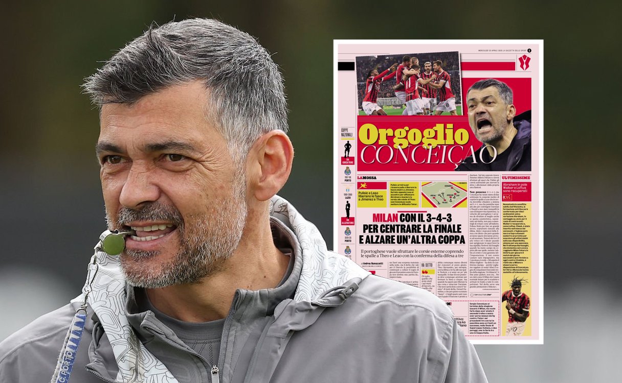 Head coach AC Milan Sergio Conceicao