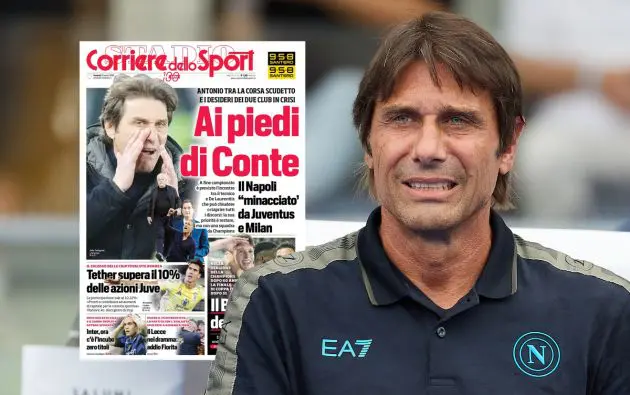 Antonio Conte head coach of Napoli SSC