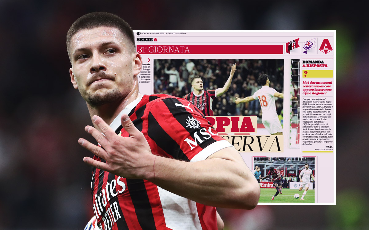 Jovic gazzetta Fiorentina