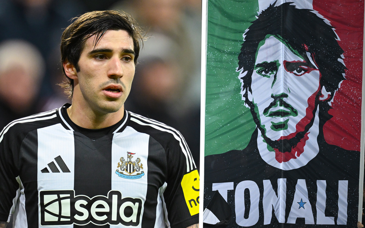 Sandro Tonali of Newcastle