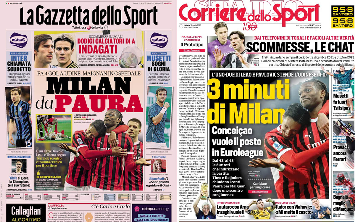 Papers italy apr 12 2025