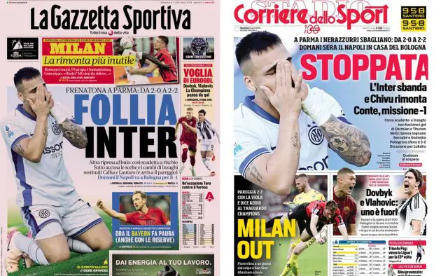 Papers Italy april 6 2025