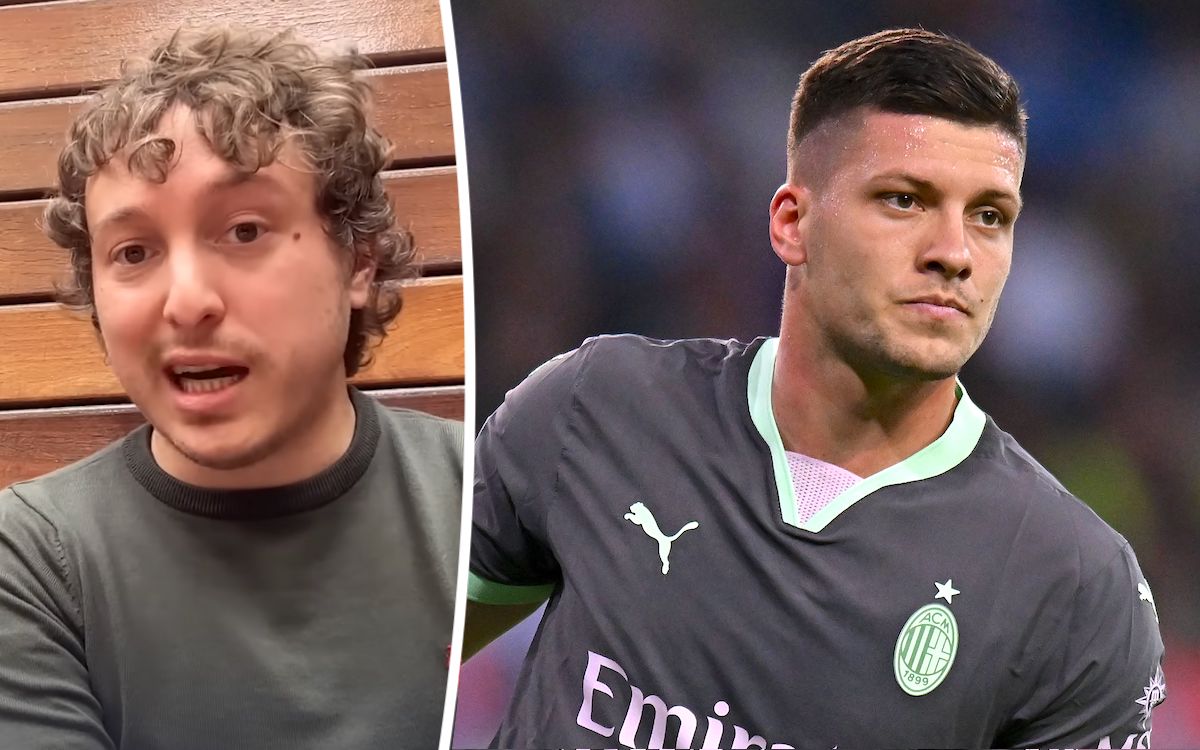 Luka Jovic of AC Milan