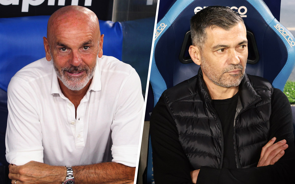 Pioli and Conceicao