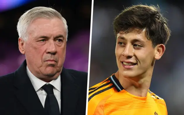 ancelotti real madrid arda guler