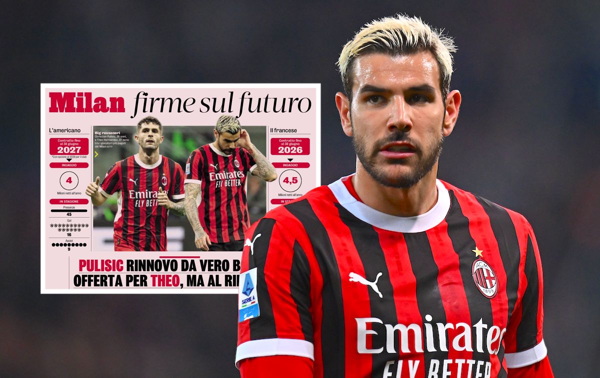 Theo Hernández of AC Milan