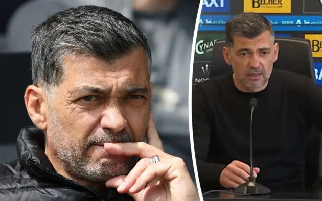 AC Milan manager Sergio Conceicao