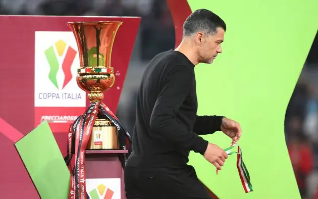 Conceicao Coppa Italia final