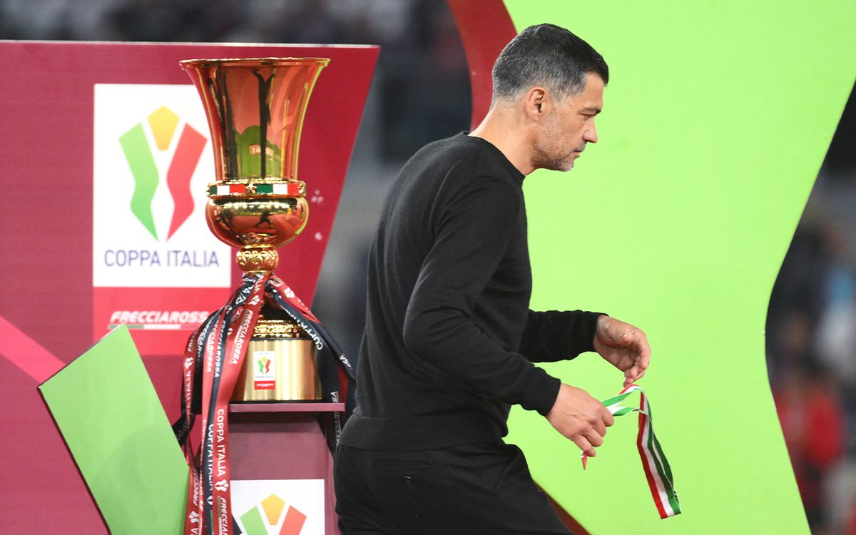 Conceicao Coppa Italia final