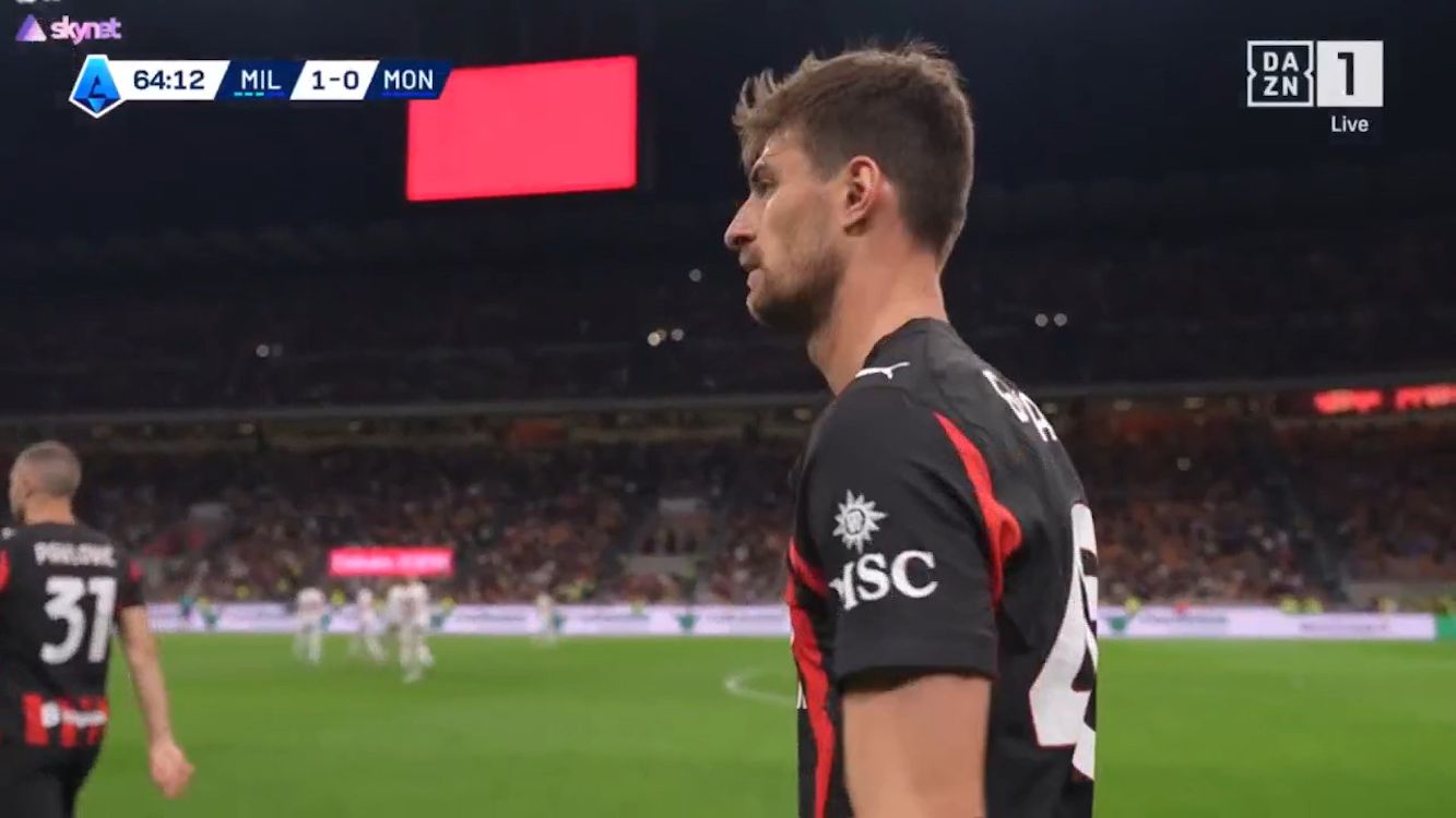 Milan garante vitória contra Monza em jogo marcado por protestos da torcida