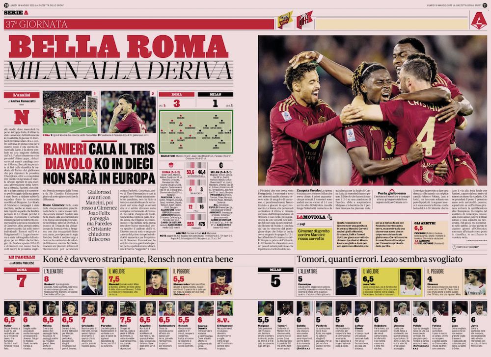 la gazzetta dello sport 19 may