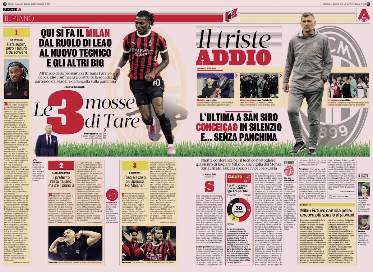 la gazzetta dello sport 23 may