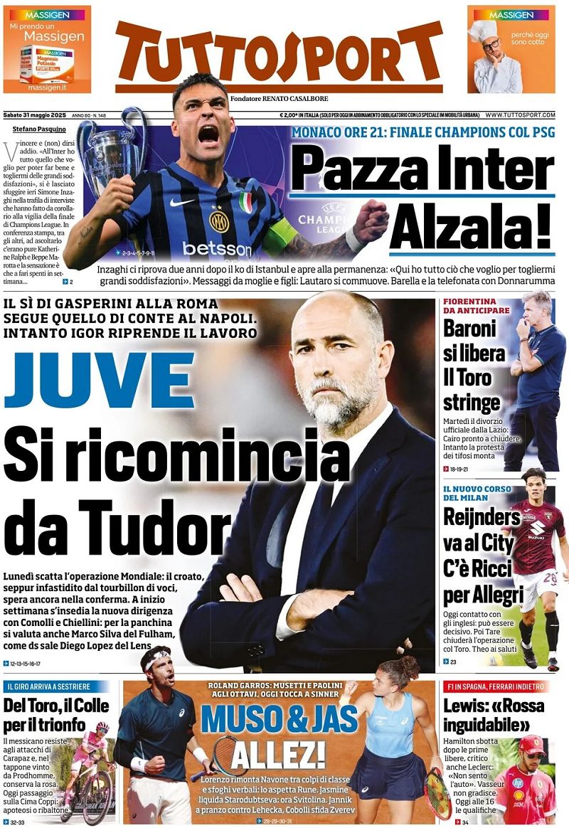 Tuttosport May 32 2025