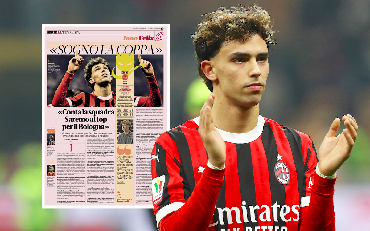 Joao Felix of AC Milan