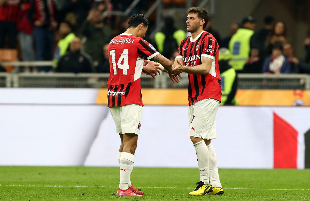 Reijnders and Gimenez of Milan