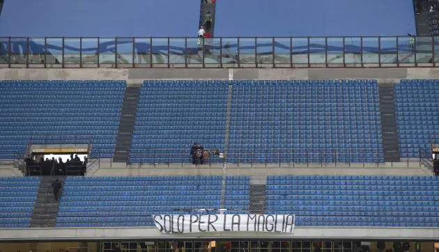 San Siro Curva Sud empty