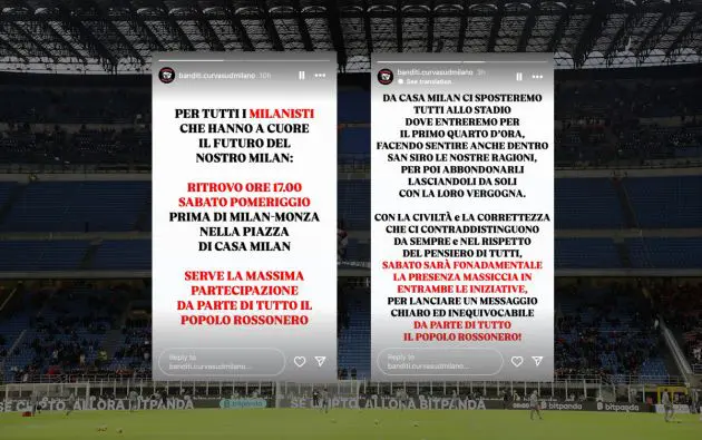 Fans of AC Milan