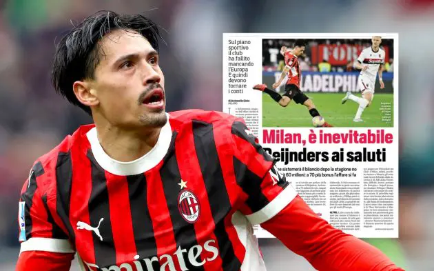 Tijjani Reijnders of AC Milan