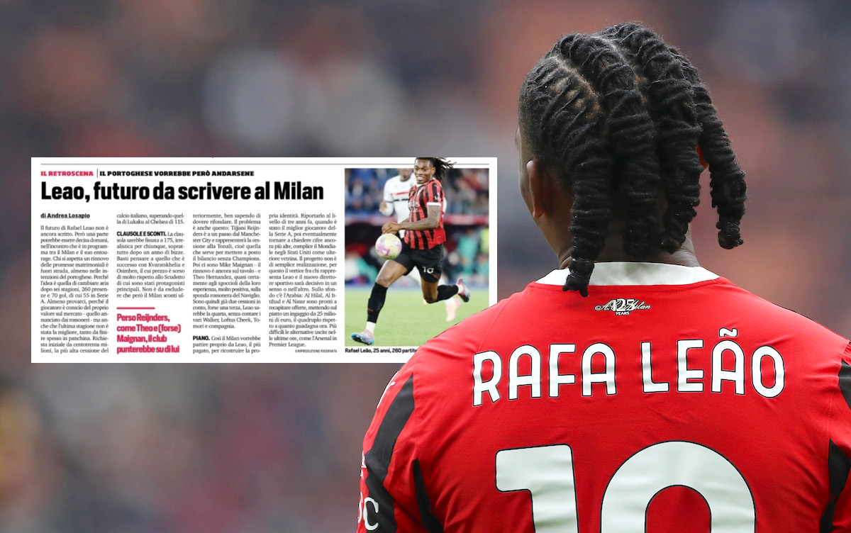 Rafael Leao of AC Milan